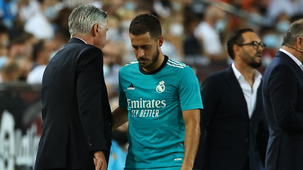 Carlo Ancelotti et Eden Hazard 1156476