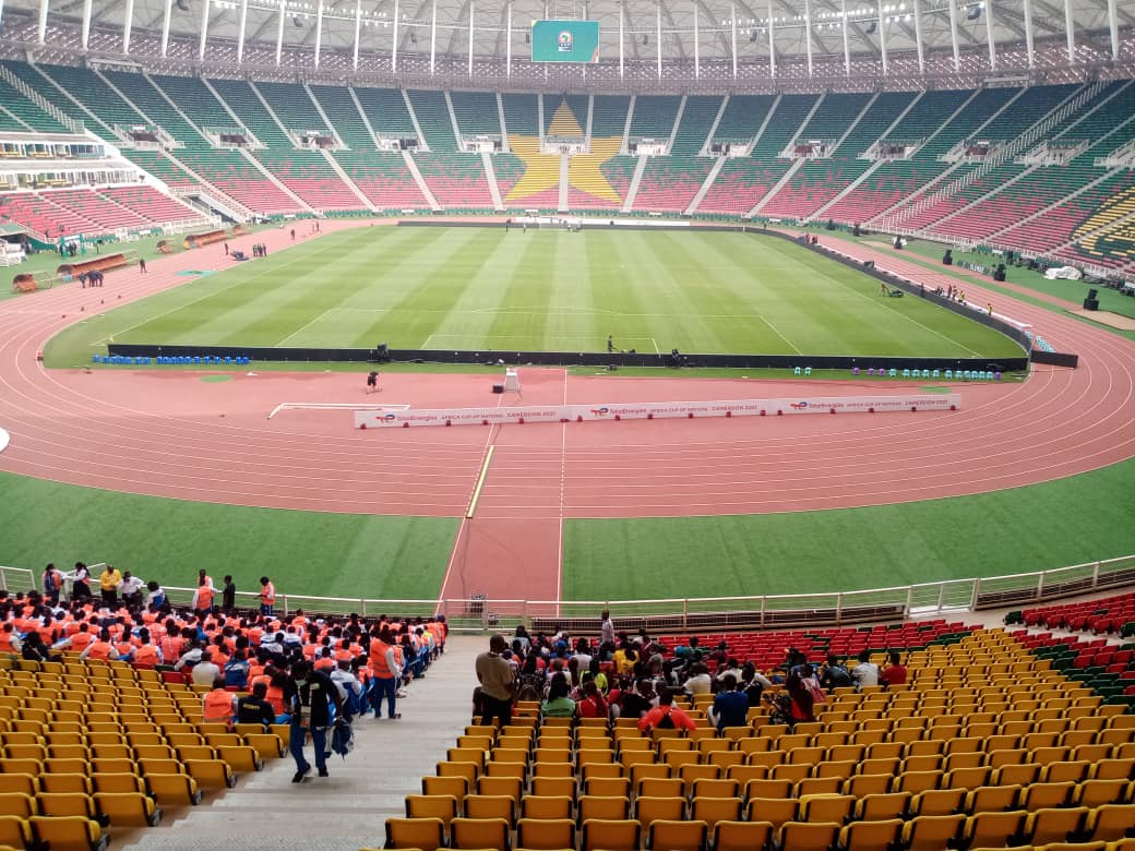 CAN 2021 : Les images exclusives du stade Olembe avant Cameroun – Burkina-Faso (PHOTOS)