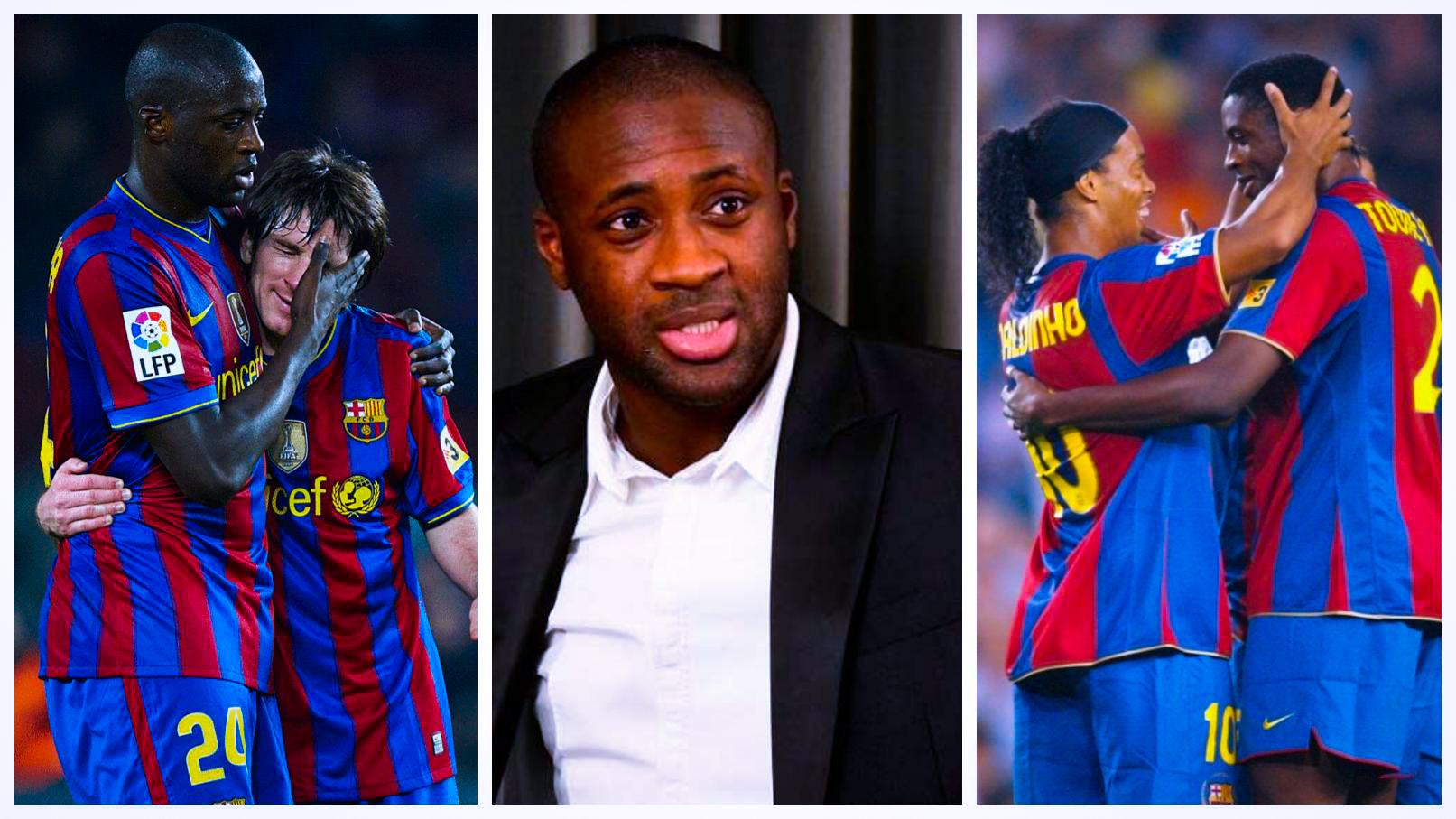 «Je dois être honnête, c’est lui», Yaya Touré désigne le meilleur entre Messi et Ronaldinho
