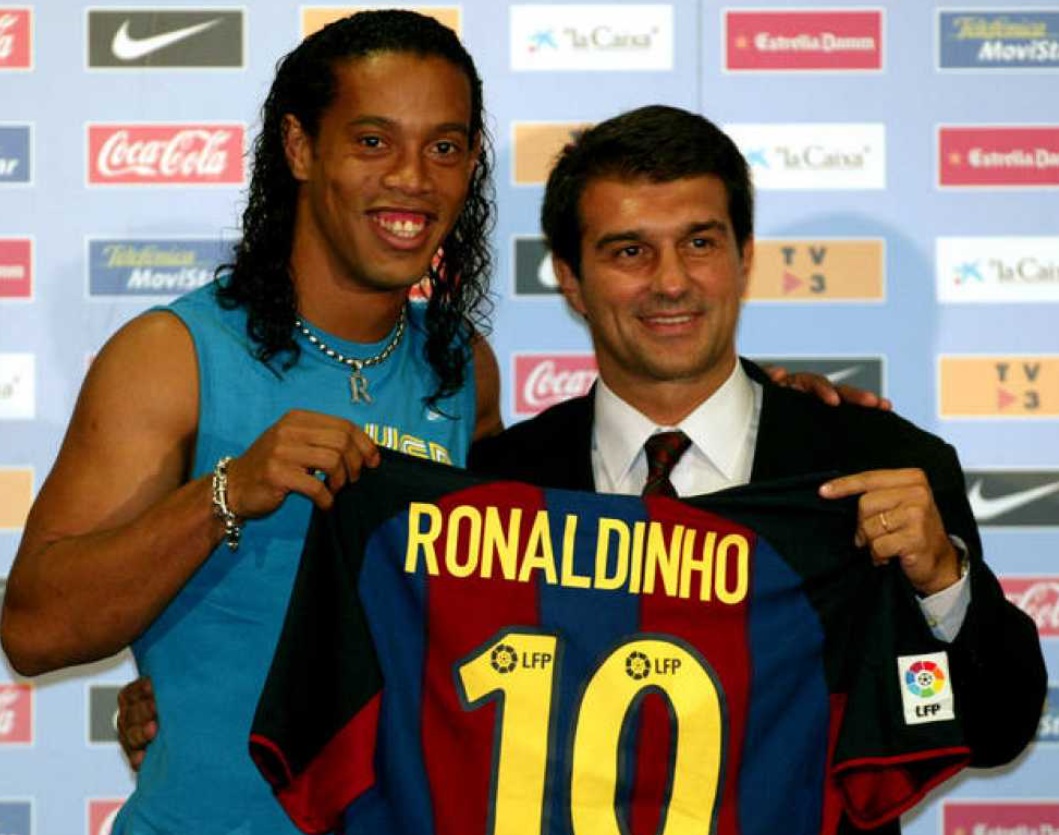 laporta ronaldinho 2003