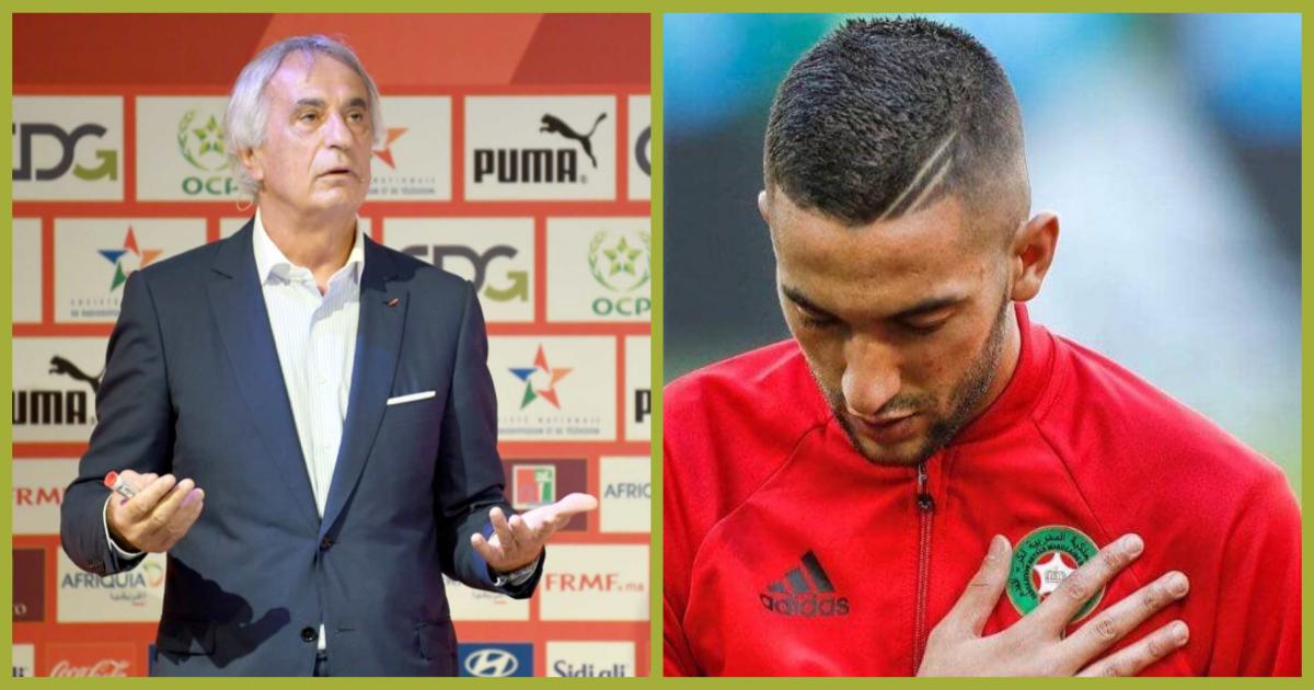 vahid halilhodzic detruit hakim ziyech et explique sa mise a lecart montage photo et capture youtube 2660652