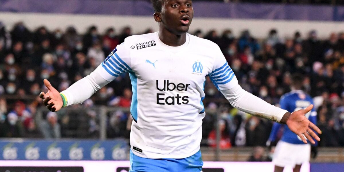 Bamba Dieng match RCSA Strasbourg OM Olympique de Marseille
