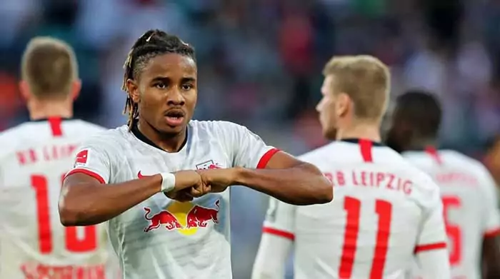 Nkunku élu joueur du mois Mars en Bundesliga