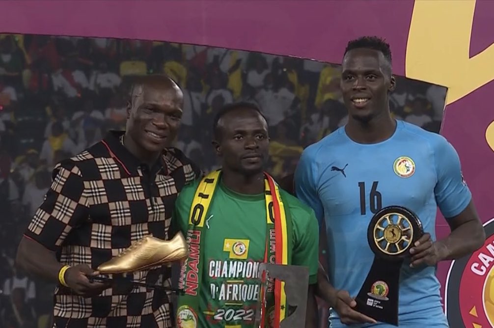 CAN 2021 : Aboubakar, Sadio Mané et Edouard Mendy récompensés