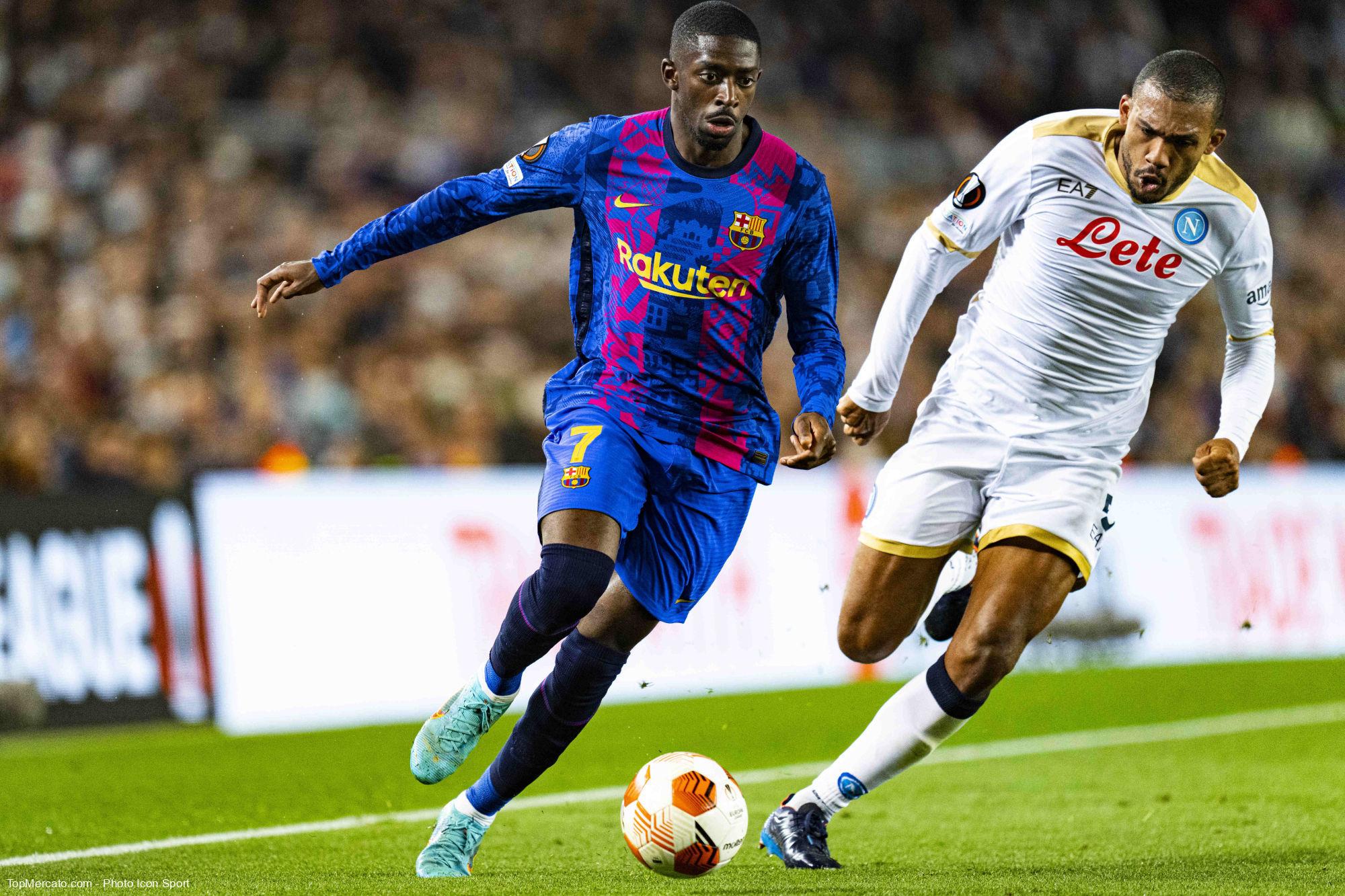 Ousmane Dembele match FC Barcelone Barca Naples Napoli