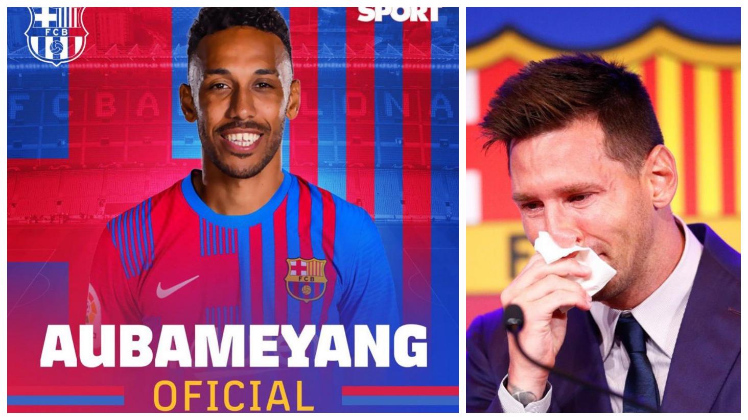 «Il a changé le foot pour nous autres», Aubameyang désigne le GOAT et écarte Messi