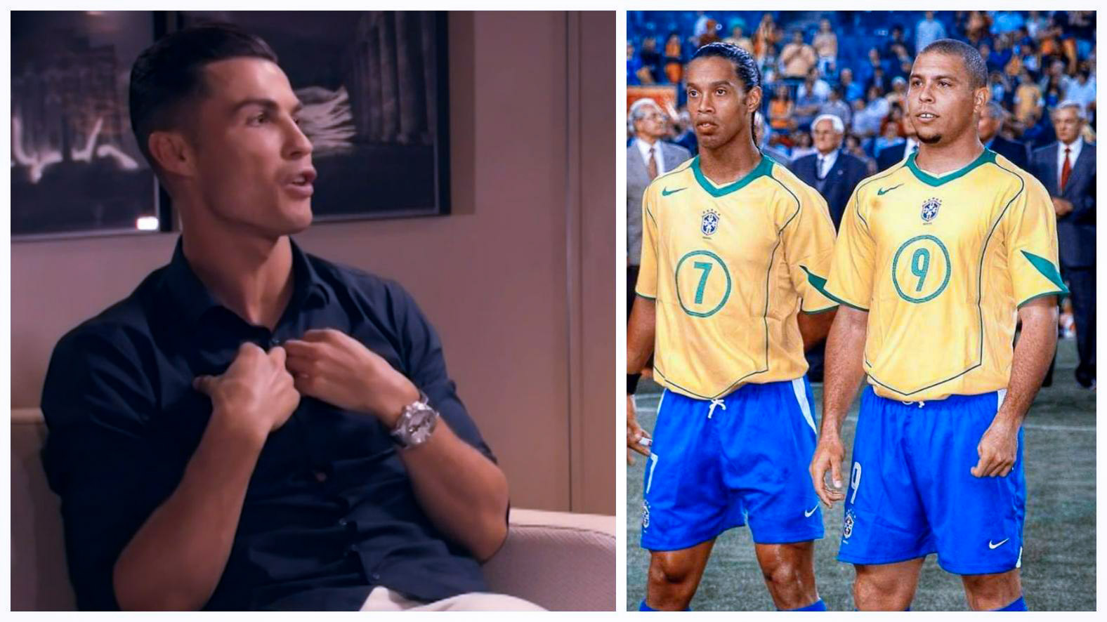 Cristiano Ronaldo : «Ronaldinho et Ronaldo? J’ai plus de titres qu’eux mais… »