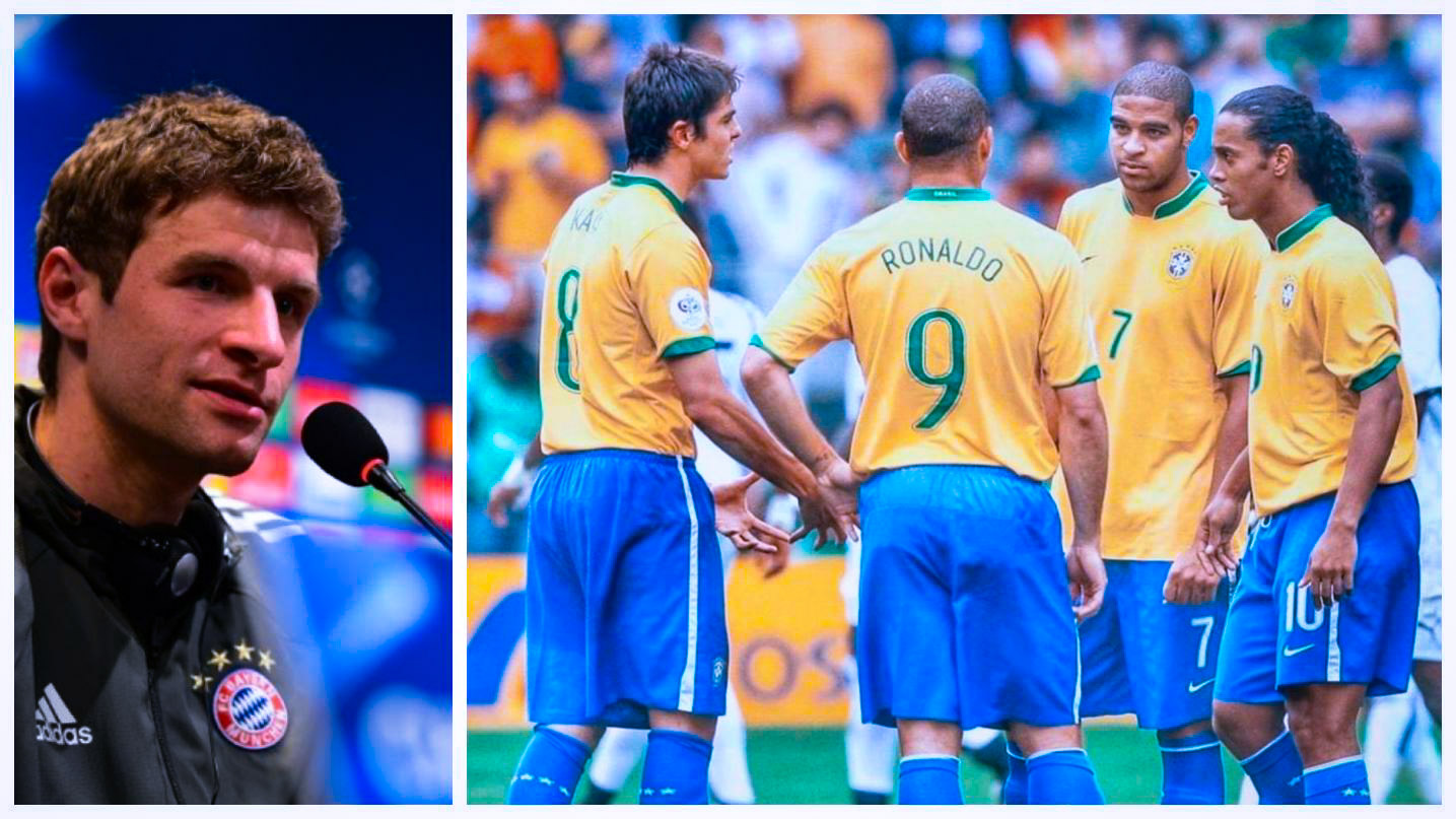 «Ce sont mes 3 stars brésiliennes préférées», Thomas Müller écarte Neymar et Ronaldinho