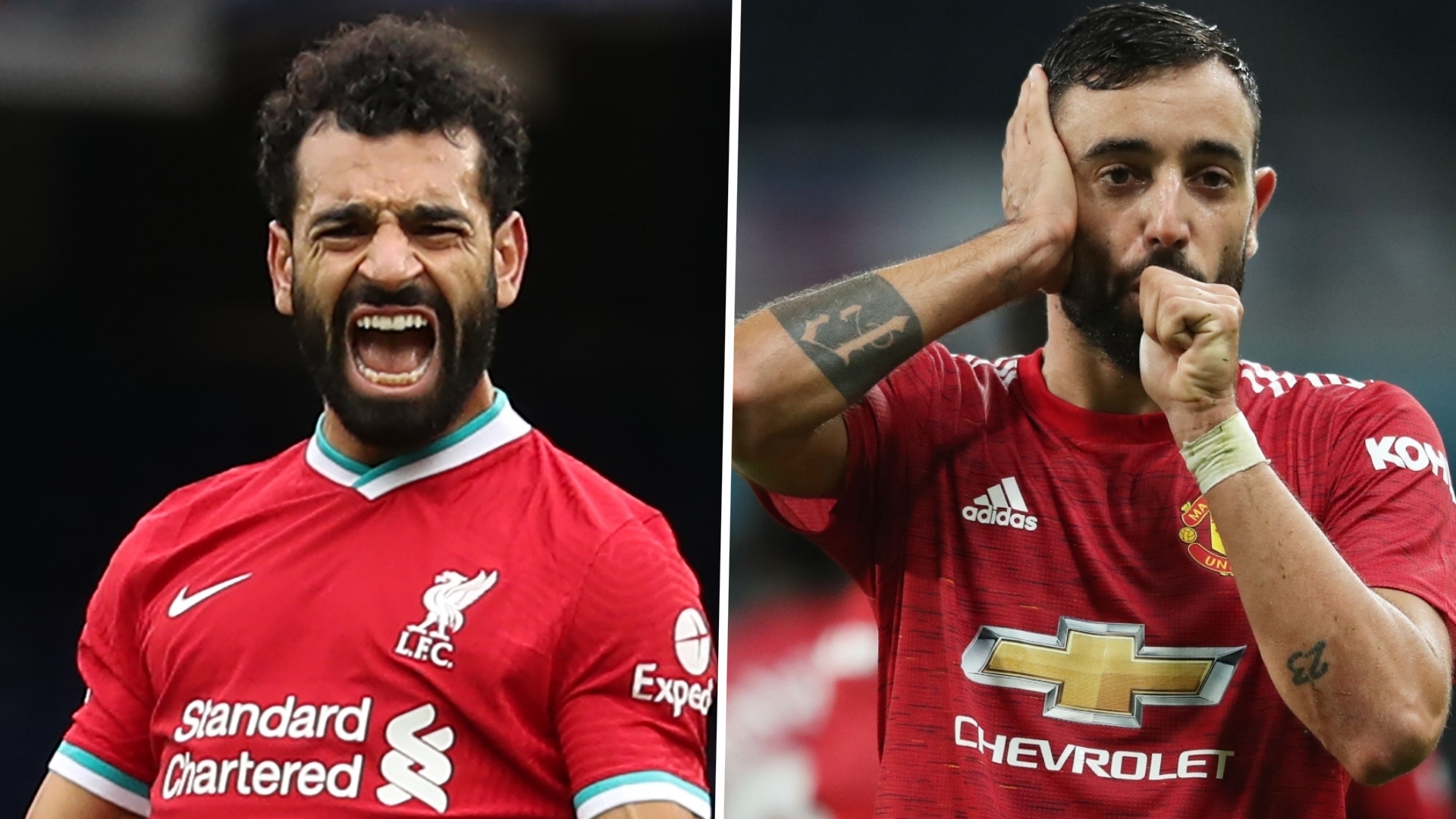 mohamed salah bruno fernandes manchester united