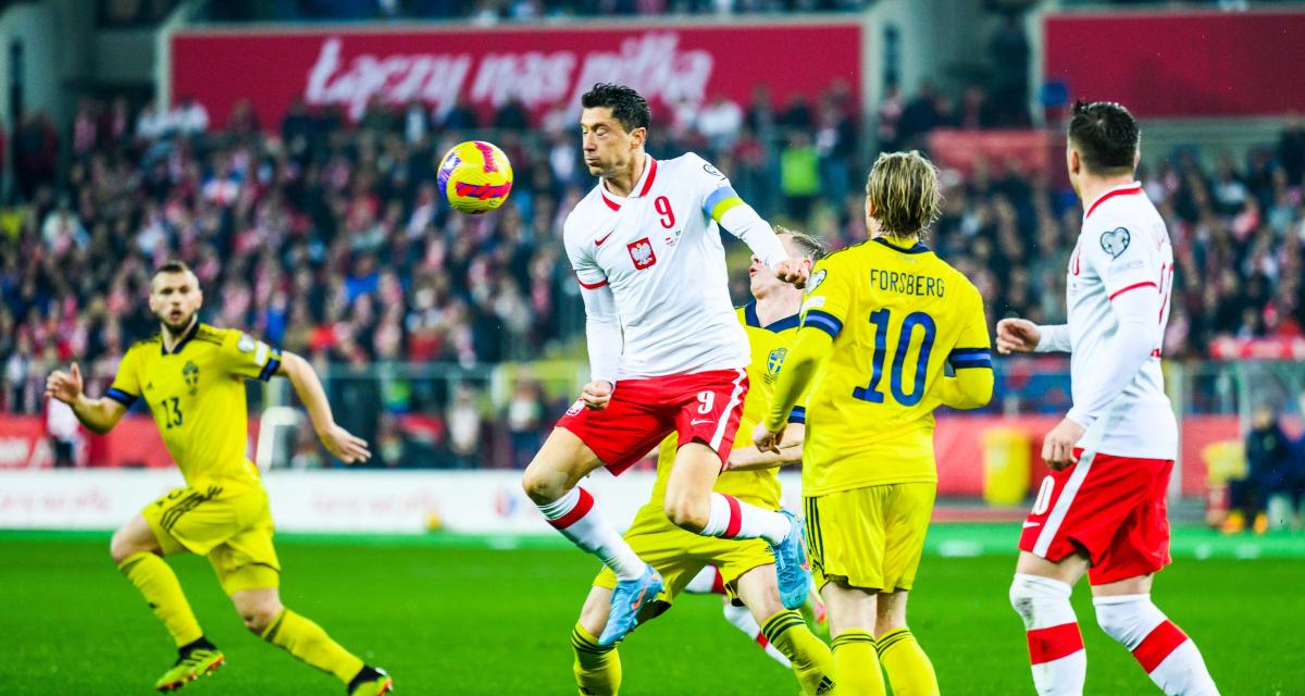 Lewandowski sera au Mondial, la Pologne bat la Suède et prend la direction du Qatar