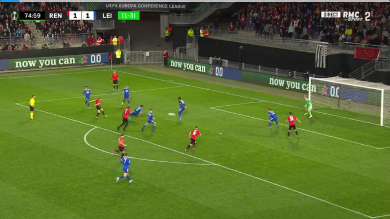 Flavien Tait double la mise, Rennes est à un but de l’exploit (vidéo)