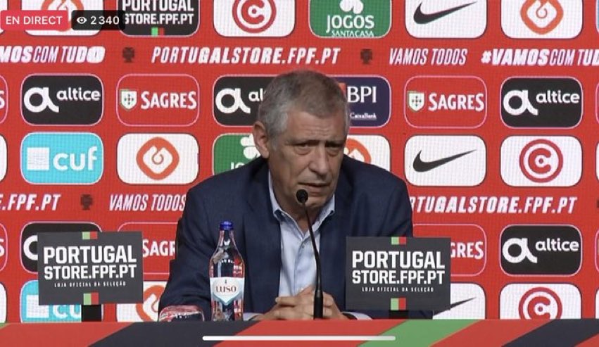 Santos : « Nous voulons donner une grande joie aux 11 millions de Portugais »