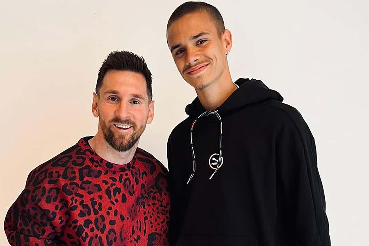 La tenue intense de Leo Messi explose sur l’Instagram de Romeo Beckham