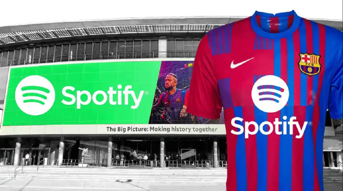 Officiel : Le Barça annonce un accord XXL avec Spotify, le nouveau sponsor principal