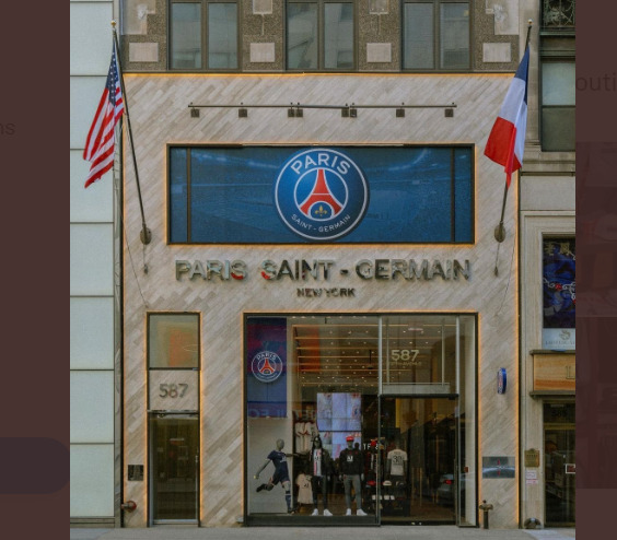 Le PSG ouvre sa boutique officielle à New York