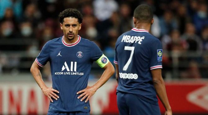 Marquinhos et Mbappe 670x370 1