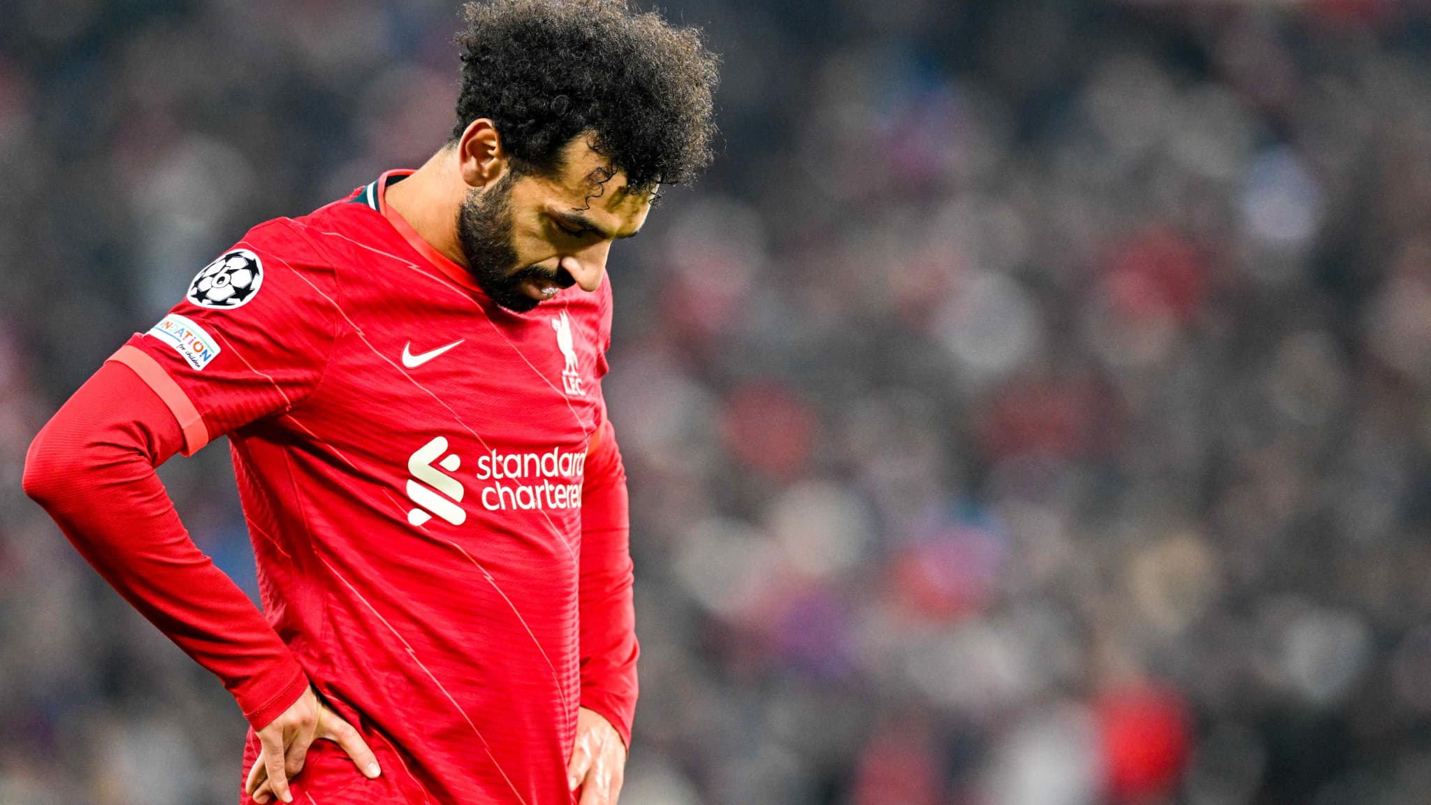 Mohamed Salah lors de Liverpool Inter le 8 mars 2022 1365815