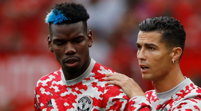 Paul Pogba Cristiano Ronaldo Manchester United 670x370 1