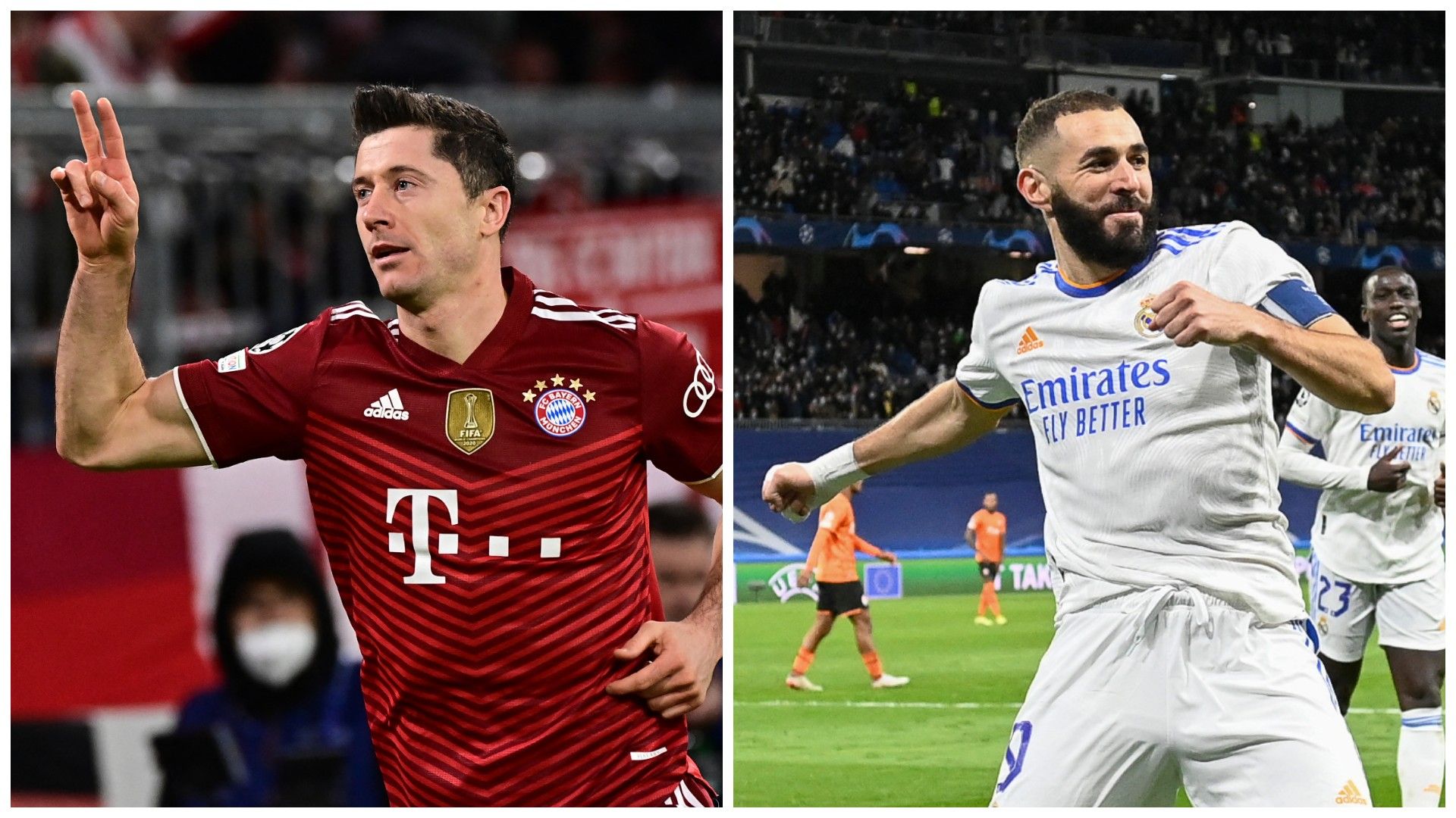 LdC :L’UEFA dévoile le XI de la semaine, Karim Benzema et Lewandowski en attaque