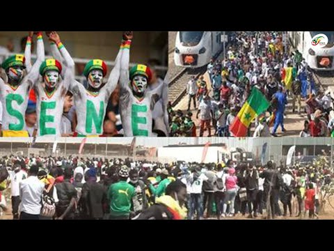 Folle ambiance au stade avant Sénégal vs Egypte