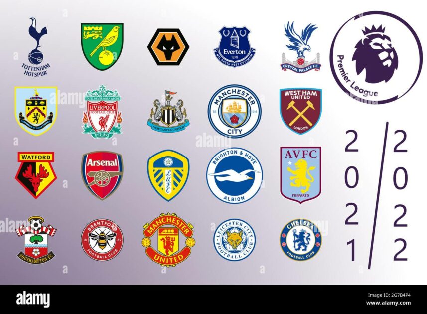 logos de toutes les equipes de la premier league anglaise 2g7b4p4