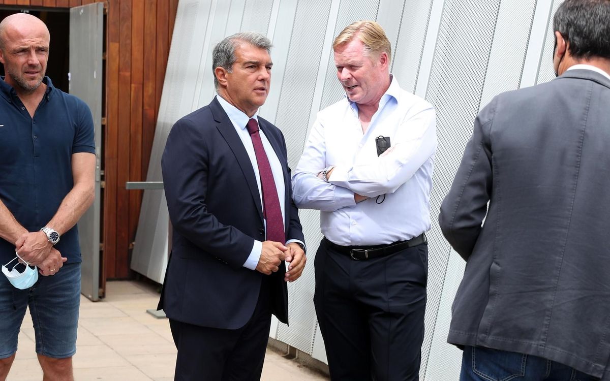 Barça : Laporta répond à Koeman après sa sortie