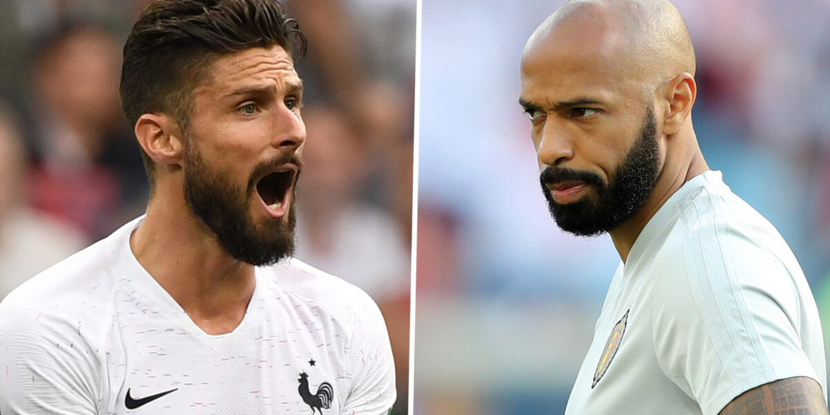 olivier giroud thierry henry france belgium 2018 world cup 1xnhlb3zhwmhc12juovmh0lwji