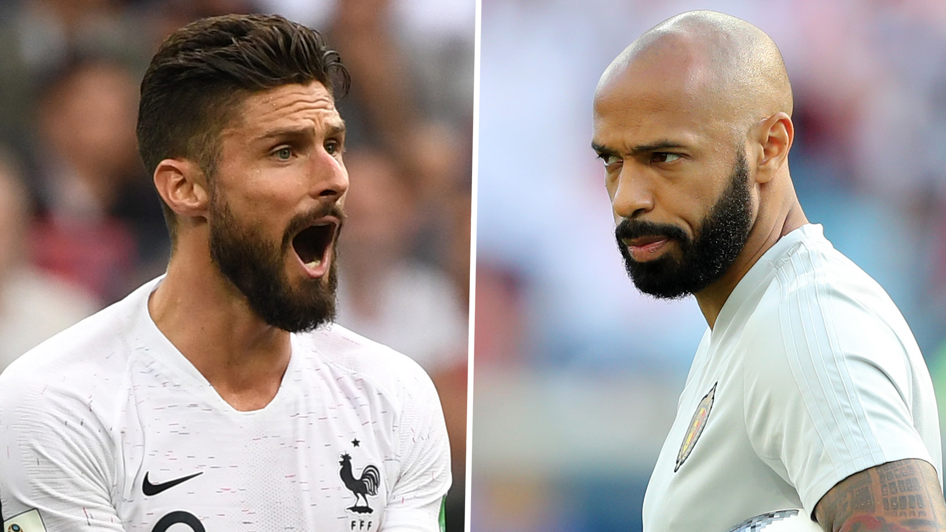 olivier giroud thierry henry france belgium 2018 world