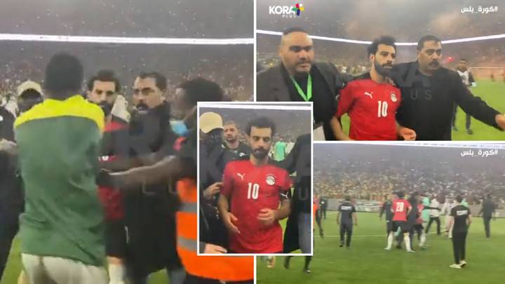 Des images de supporters sénégalais « essayant d’attaquer » Mo Salah