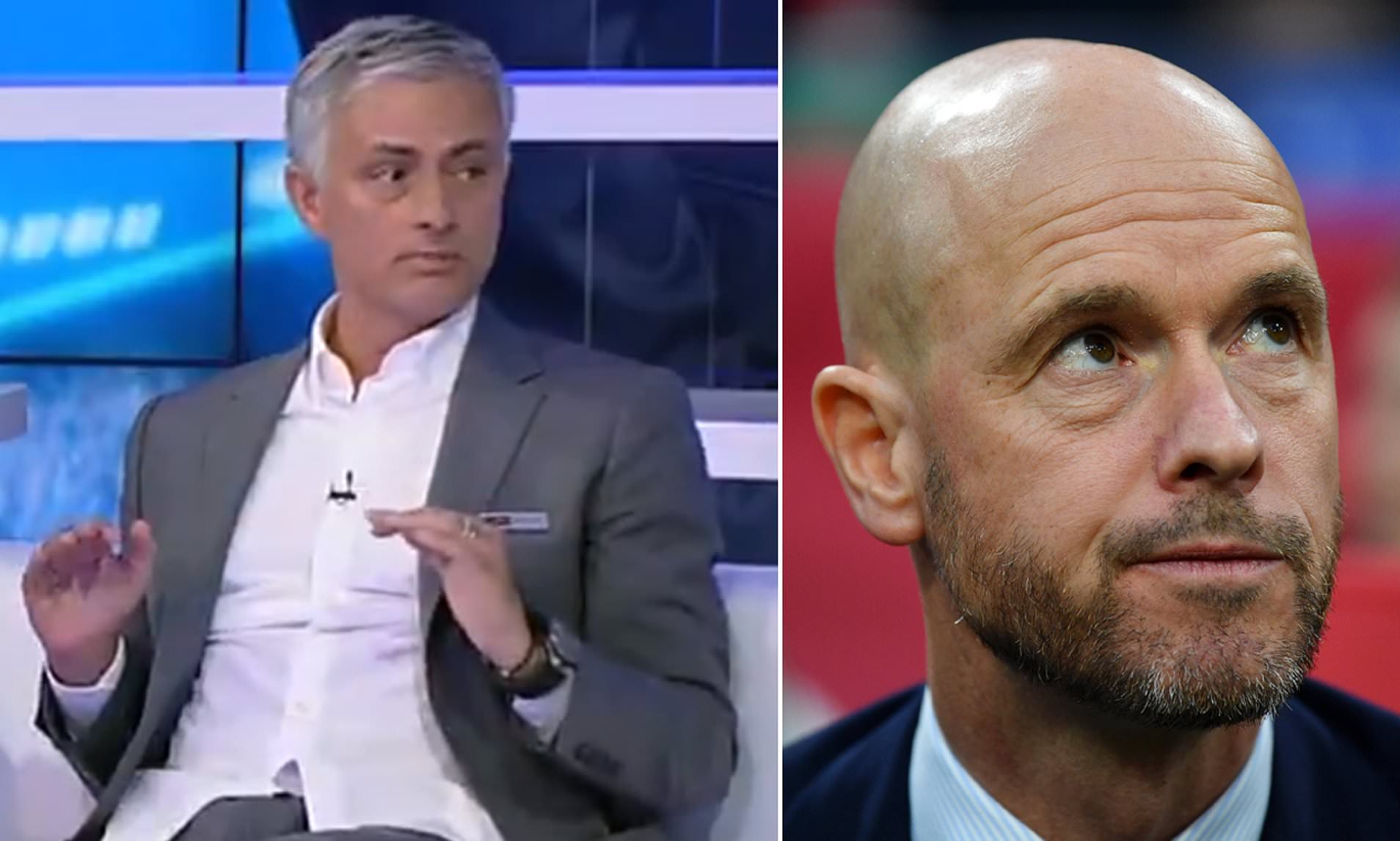 Man United : Mourinho réagit à la nomination d’Erik ten Hag