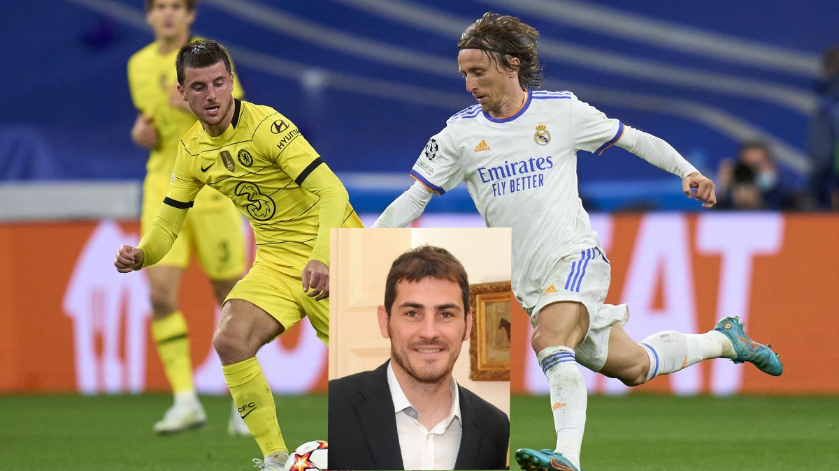 Iker Casillas réagit à la passe de Modric pour le but de Rodrygo