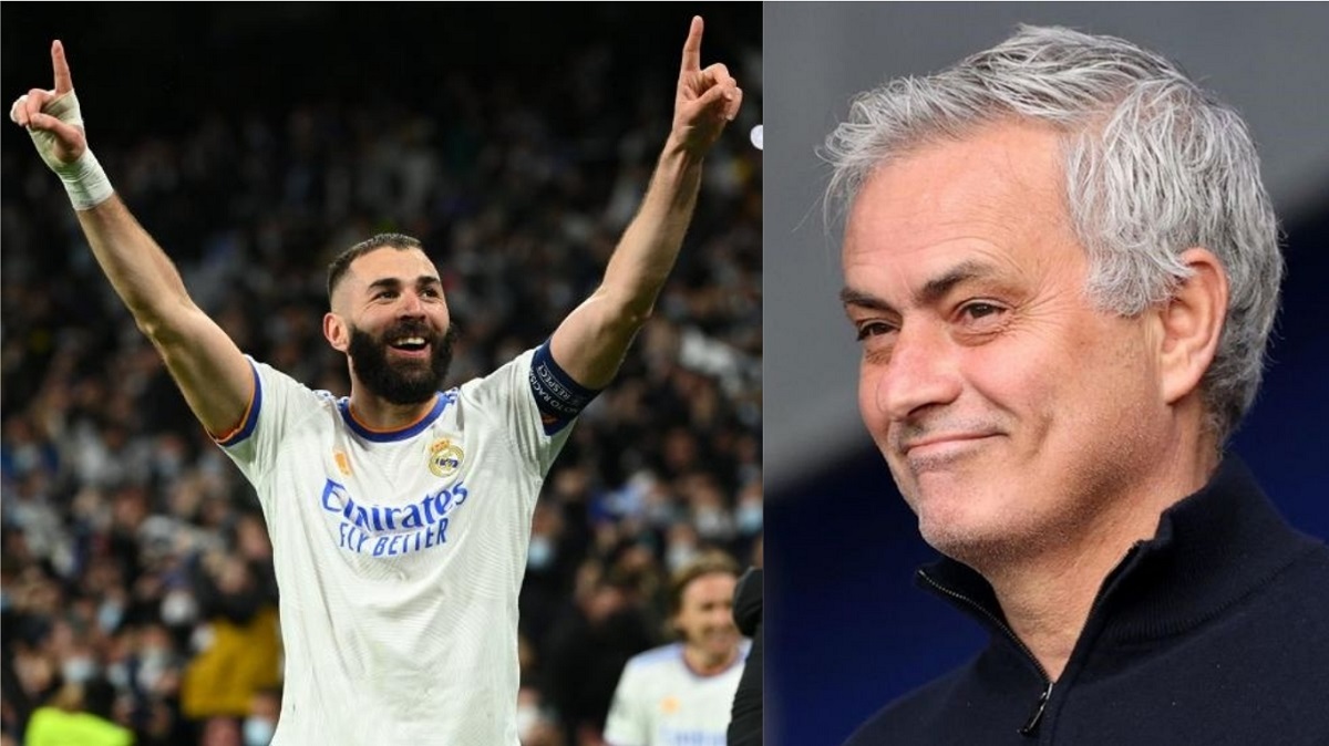 José Mourinho : « Benzema est probablement le seul joueur au monde qui peut faire ça »