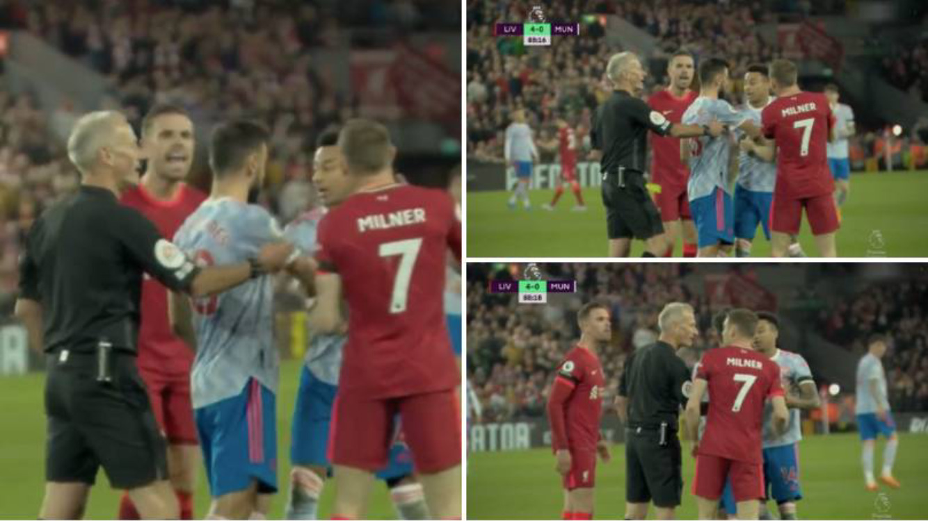 Liv – Man U : Jordan Henderson traité  Bruno Fernandes de « p*tin de…»