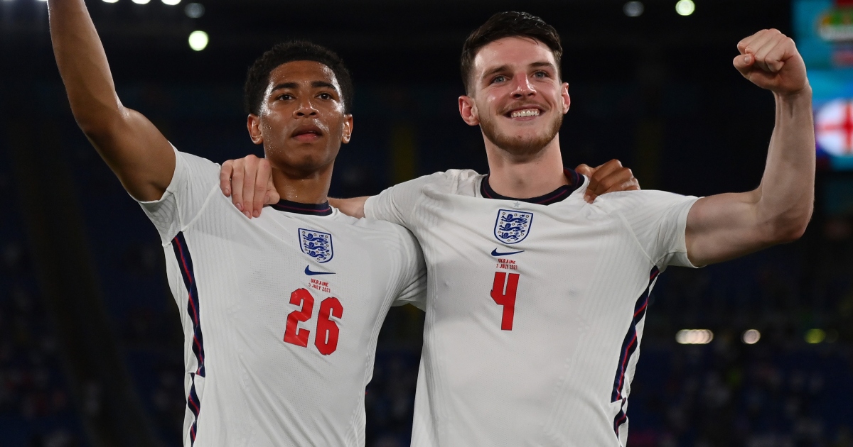 Jude Bellingham Declan Rice England