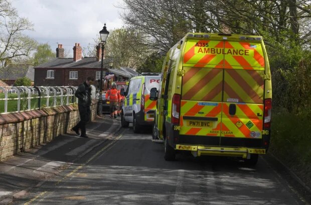 Manchester : Les images de l’accident de Bruno Fernandes (photos)