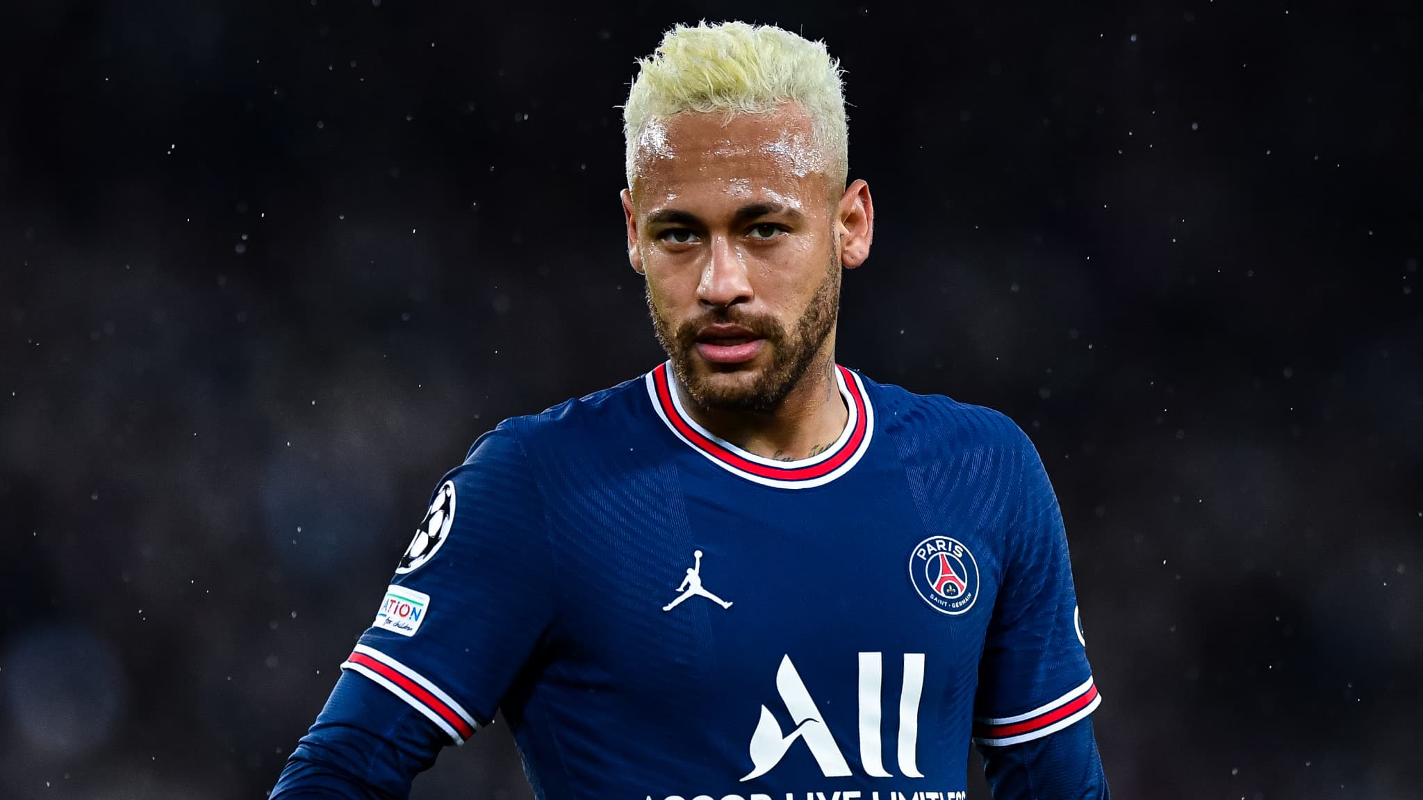 Neymar lors de PSG Real en Ligue des champions le 15 fevrier 2022 1237238