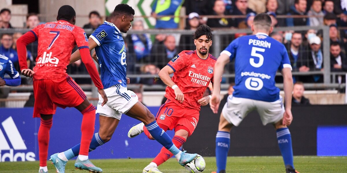 Strasbourg Lyon Ekambi Perrin Paqueta Sissoko