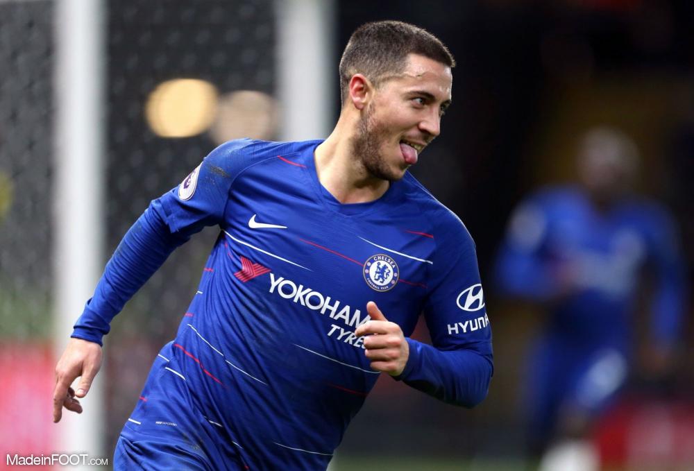 chelsea s eden hazard celebrates scoring his side s first goal of the game during the premier league match between watford and chelsea at vicarage 20181226222317 7286