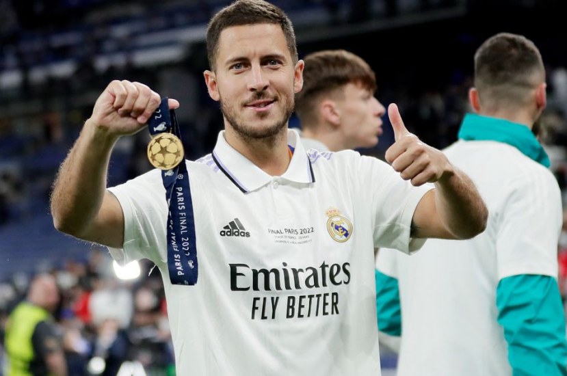 Hazard fait une promesse au Real Madrid lors de la fête de la Ligue des champions