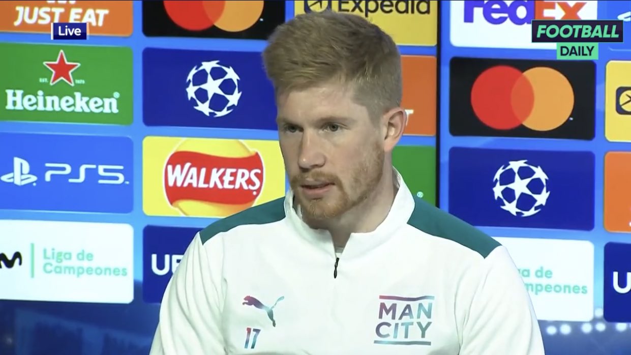 « Peu importe qui est notre adversaire », De Bruyne annonce la couleur face au Real Madrid