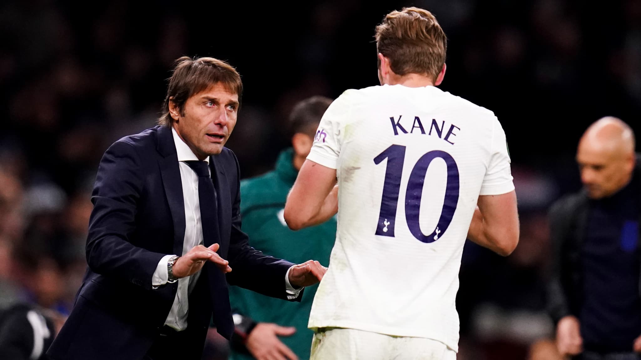 Harry Kane et Antonio Conte 1161131