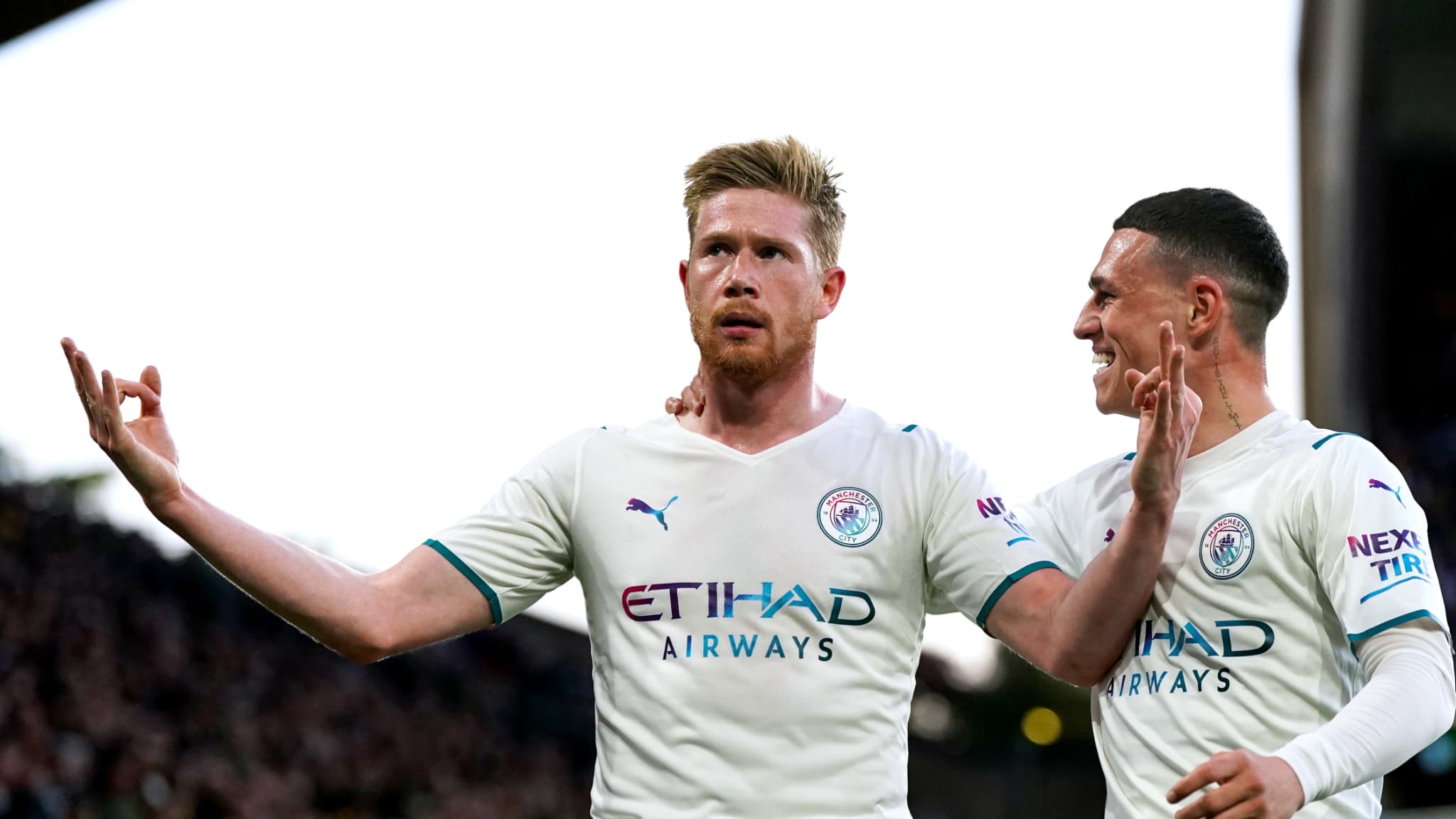 Kevin de Bruyne celebrant face a Wolverhampton le 11 mai 2022 1411441