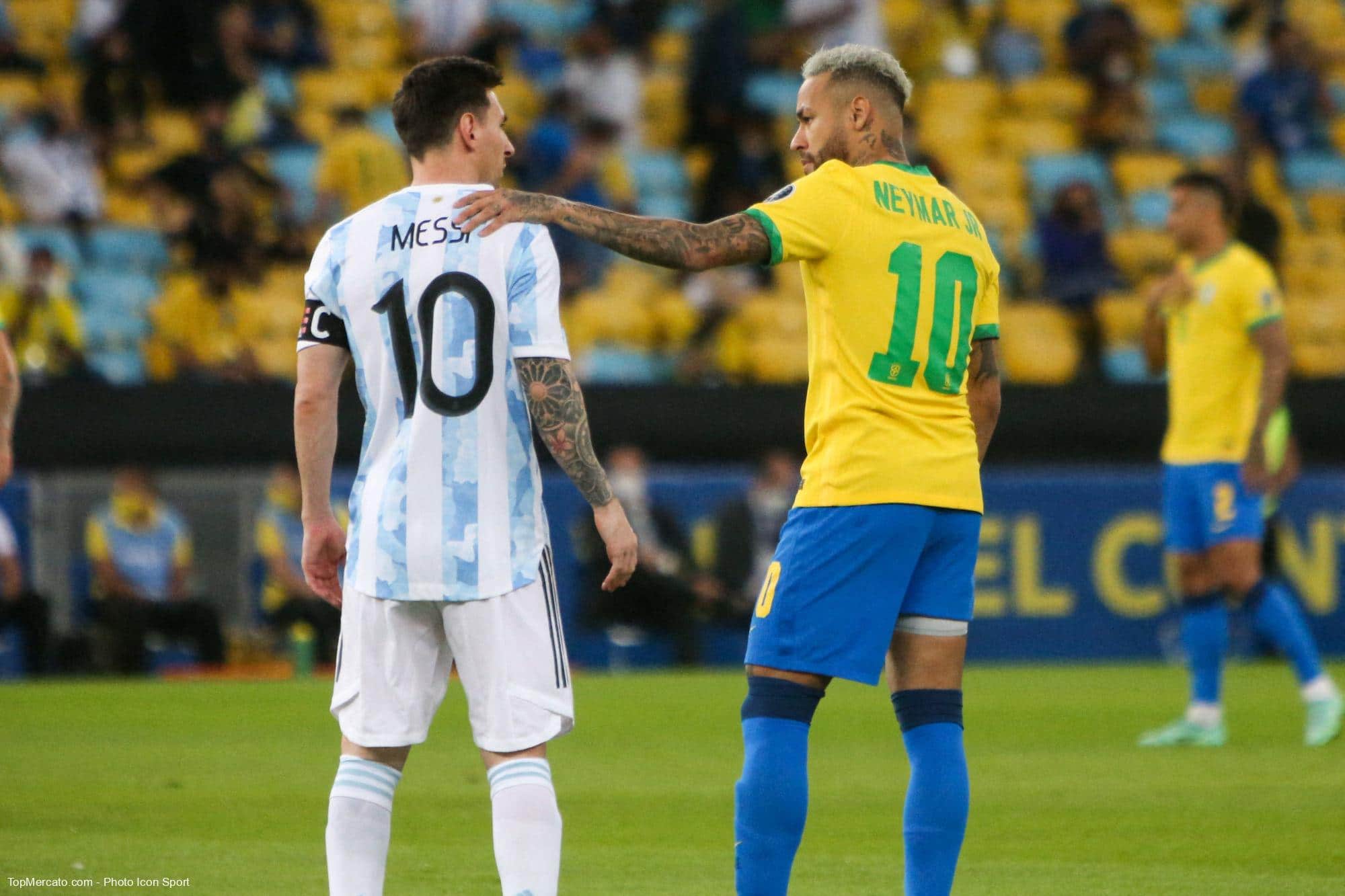 Lionel Messi et Neymar Bresil Argentine