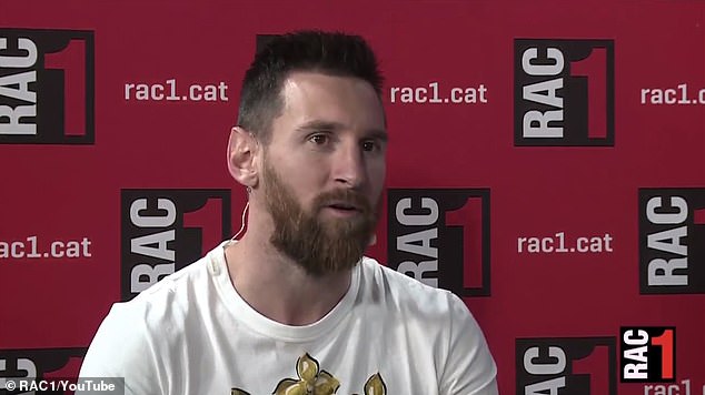 Lionel Messi to Rac1