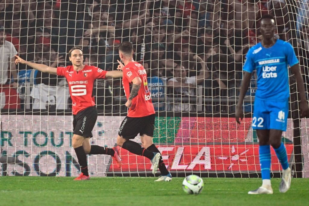 Ligue 1 : L’OM tombe à Rennes et perd la deuxième place !