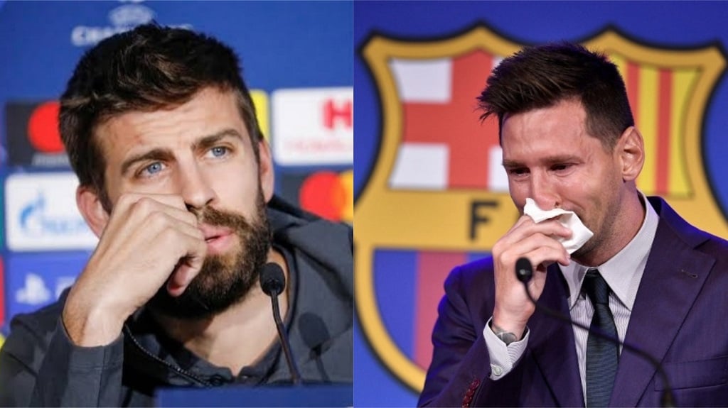 « J’ai pleuré pour lui », Piqué met les points sur les i concernant le départ de Messi