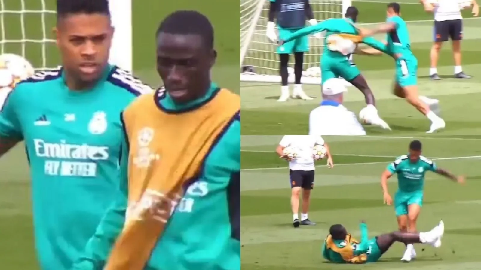 VIDEO: Embrouille à l’entraînement du Real entre Mariano et Mendy