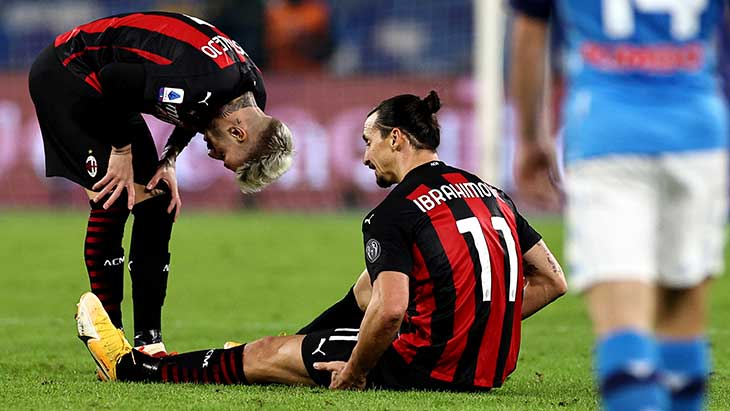 Ac Milan: L’images effrayante des traitements subis par Zlatan pour son genou