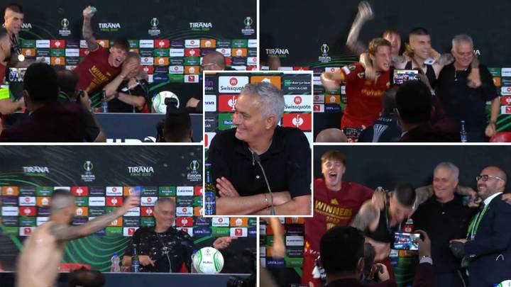 Les joueurs de la Roma interrompent la conférence de presse de José Mourinho