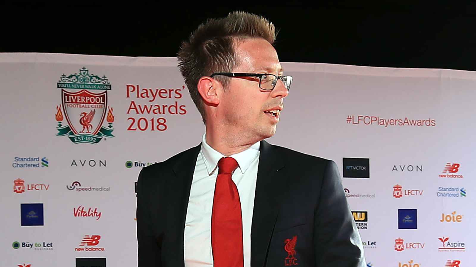 Michael Edwards arriving for a Liverpool awards ceremony in 2018